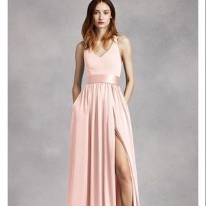 Vera wang petal bridesmaid dress